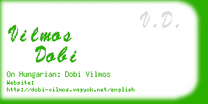 vilmos dobi business card